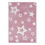 Tapis enfant Galaxy Fibres synthétiques - Rose / Blanc - 160 x 230 cm