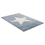 Kinderteppich Shootingstar Kunstfaser - Taubenblau / Creme - 120 x 180 cm