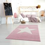 Kindervloerkleed Shootingstar kunstvezels - Oud pink/Crèmekleurig - 160 x 230 cm