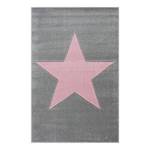 Kindervloerkleed Shootingstar kunstvezels - Grijs/Oud pink - 160 x 230 cm