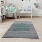 Tapis enfant Shootingstar Fibres synthétiques - Gris clair / Vert menthe - 120 x 180 cm