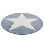 Kindervloerkleed Shootingstar rond Blauw