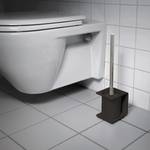 WC-Garnitur Radius Puro Aluminium - Matt Schwarz