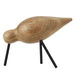 Holzfigur Shorebird M Eichenholz - Eiche / Schwarz