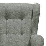 Fauteuil Marson geweven stof/microvezel - Geweven stof Roge: Grijs