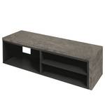 Tv-meubel Echo betonnen look/zwart - Zwart/Concrete look