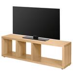 Meuble TV Berlin Placage en bois véritable - Chêne