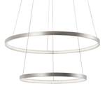 LED-hanglamp Circle acryl/ijzer - 2 lichtbronnen