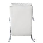 Rocking chair Fox II Imitation cuir - Blanc