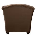 Fauteuil Aviston geweven stof - Bruin