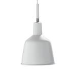 Hanglamp Patton staal - 1 lichtbron - Wit