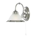 Wandlamp American Diner II glas / staal - 1 lichtbron