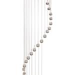 Hanglamp Hallway kristalglas / staal - 5 lichtbronnen