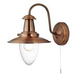 Wandlamp Fisherman transparant glas/staal - 1 lichtbron