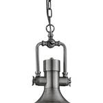 Suspension Industrial Pendants Acier - 1 ampoule