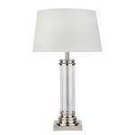 Lampe Pedestal Tissu mélangé / Acier - 1 ampoule