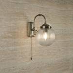 Éclairage miroir salle de bain Belvue Verre transparent / Acier - 1 ampoule