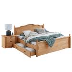 Houten bed Inga massief grenenhout - Geloogd grenenhout