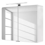 Armoire de toilette Cevio Éclairage inclus - Blanc brillant - Largeur : 80 cm
