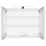 Armoire de toilette Cevio Éclairage inclus - Blanc brillant - Largeur : 80 cm