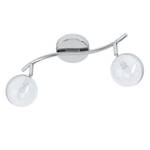 LED-plafondlamp Salto polycarbonaat/staal - Aantal lichtbronnen: 2
