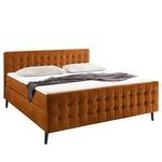 Boxspringbett Multia Boxspringbett inkl. Topper, ohne Dekoration Bezug: Webstoff - Bernstein