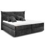 Lit boxspring Lindon Revêtement : tissu - Anthracite