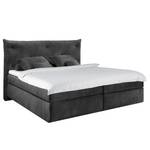 Lit boxspring Lindon Revêtement : tissu - Anthracite