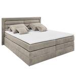 Letto boxspring Sunol I Incl. contenitori e testiera - Color grigio pallido - 180 x 200cm