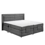 Boxspringbett Sunol II inkl. Elektromotor & Topper - Grau - 160 x 200cm