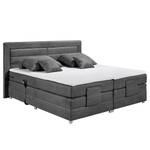 Lit boxspring Sunol II Lit boxspring Sunol II avec moteur - Gris - 180 x 200cm