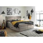 Letto boxspring Sunol I Incl. contenitori e testiera - Color grigio pallido - 160 x 200cm