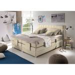 Boxspring Mohon I Boxspring Mohon I incl. motor - Licht beige - 180 x 200cm