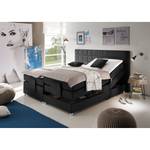 Boxspringbett Mohon I inkl. Elektromotor & Topper - Schwarz - 160 x 200cm