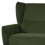 Fauteuil Lehi fluweel - Antiek groen - Geen functie - Zonder hocker