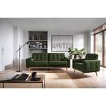 Fauteuil Oravi fluweel - Antiek groen