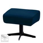 Gestoffeerde hocker Lehi fluweel - Marineblauw