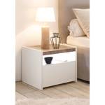 Comodino Westwood (set da 2) Bianco - Materiale a base lignea - 51 x 42 x 40 cm