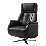 Fauteuil relax Baroda Cuir véritable / Imitation cuir - Noir