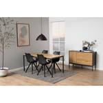 Sideboard Coogee II Wildeiche Dekor / Schwarz