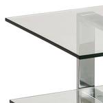 Tv-rek Unnau glas/metaal - Chrome