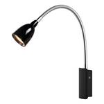 LED-wandlamp Tulip acrylglas/roestvrij staal - 1 lichtbron - Zwart
