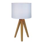 Tafellamp Kullen textielmix/eikenhout - 1 lichtbron