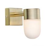 LED-Wandleuchte Menton Milchglas / Edelstahl - 1-flammig