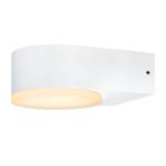 LED-wandlamp Monza plexiglas/aluminium - 1 lichtbron - Wit