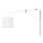 Wandlamp Pern textielmix/staal - 1 lichtbron - Wit