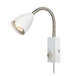 Wandlamp Ciro II roestvrij staal - 1 lichtbron - Wit