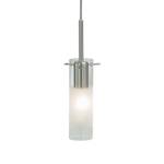 Hanglamp Toscana melkglas/roestvrij staal - 1 lichtbron