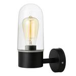 Wandlamp Zen II melkglas/staal - 1 lichtbron