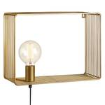 Wandlamp Shelf staal - 1 lichtbron - Goud